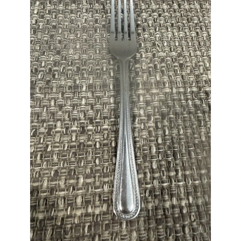Rockport By Towle Dinner Fork Beaded Edge Stainless Steel Flatware ONE